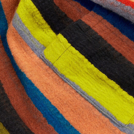 Striped wool jacket by Yavï